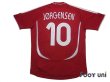 Photo2: Denmark 2006 Home Shirt #10 Jorgensen (2)