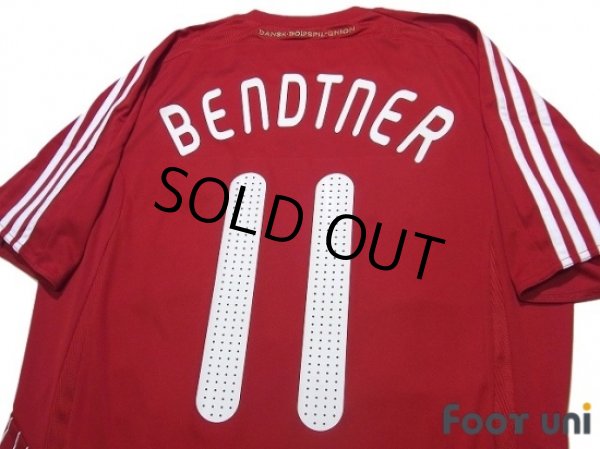 Photo4: Denmark 2008 Home Shirt #11 Bendtner (4)