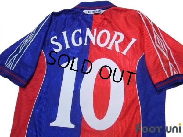 Photo4: Bologna 2000-2001 Home Shirt #10 Signori (4)