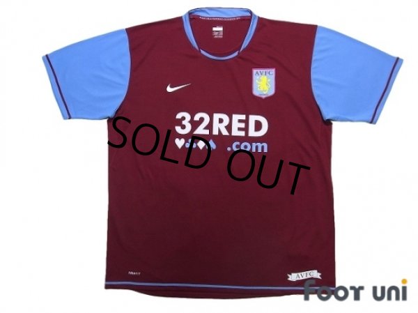 Photo1: Aston Villa 2007-2008 Home Shirt (1)