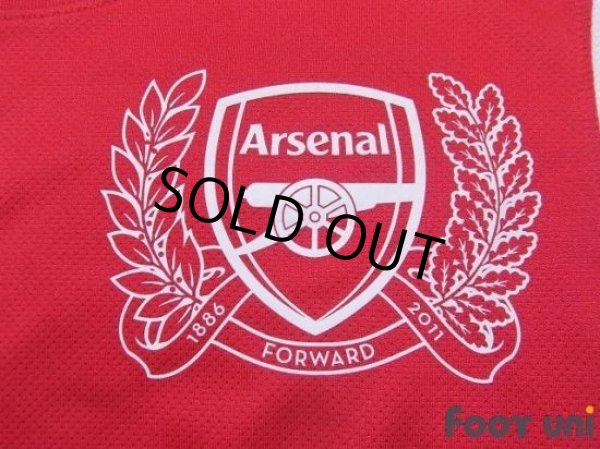 Photo5: Arsenal 2011-2012 Home Authentic Shirt (5)
