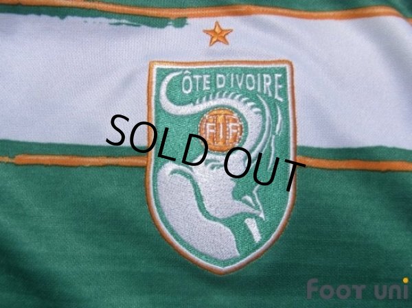 Photo6: Cote d'Ivoire 2010 Away Shirt #11 Drogba (6)
