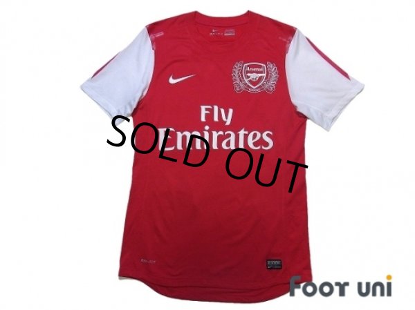 Photo1: Arsenal 2011-2012 Home Authentic Shirt (1)