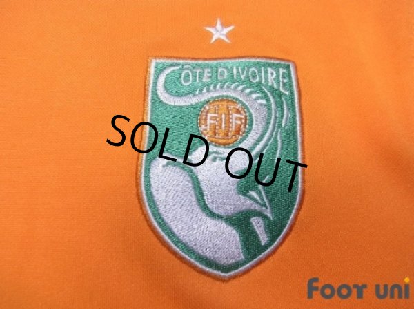 Photo6: Cote d'Ivoire 2010 Home Shirt #11 Drogba (6)