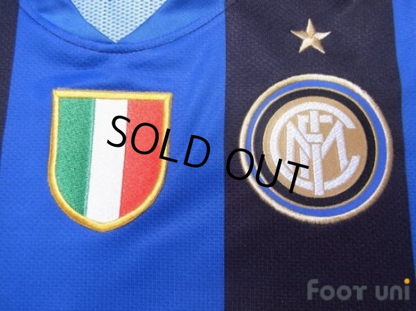 Photo6: Inter Milan 2008-2009 Home Shirt #4 J.Zanetti Lega Calcio Patch/Badge w/tags (6)