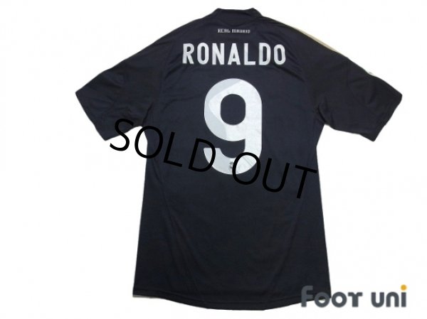 Photo2: Real Madrid 2009-2010 3rd Shirt #9 Ronaldo Champions League Patch/Badge (2)