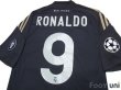 Photo4: Real Madrid 2009-2010 3rd Shirt #9 Ronaldo Champions League Patch/Badge (4)
