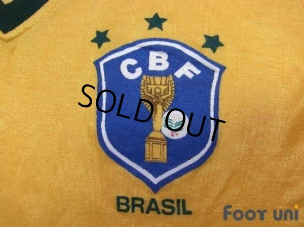 Photo5: Brazil 1986 Home Shirt (5)