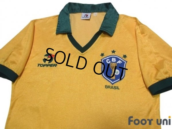 Photo3: Brazil 1986 Home Shirt (3)