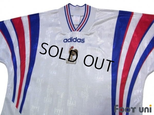 Photo3: France Euro 1996 Away Shirt (3)