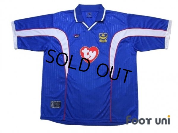 Photo1: Portsmouth 2002-2003 Home Shirt (1)