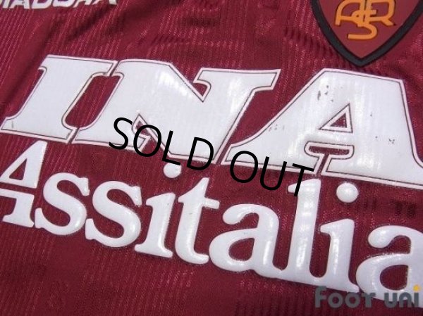 Photo7: AS Roma 1999-2000 Home Long Sleeve Shirt #8 Hidetoshi Nakata w/tags (7)