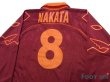Photo4: AS Roma 1999-2000 Home Long Sleeve Shirt #8 Hidetoshi Nakata w/tags (4)