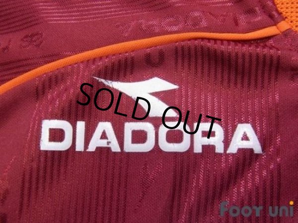 Photo6: AS Roma 1999-2000 Home Long Sleeve Shirt #8 Hidetoshi Nakata w/tags (6)