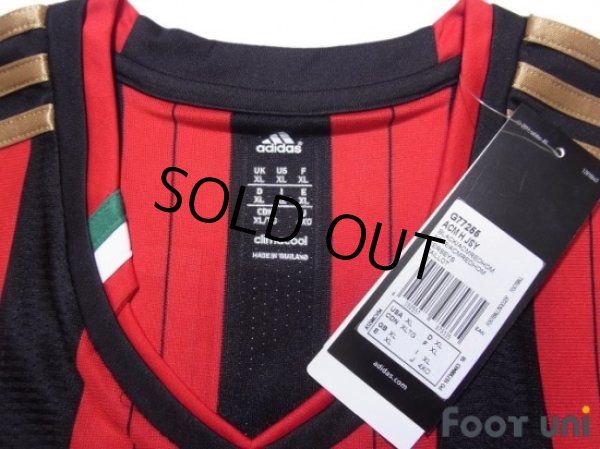 Photo5: AC Milan 2013-2014 Home Shirt #10 Keisuke Honda Serie A Tim Patch/Badge w/tags (5)