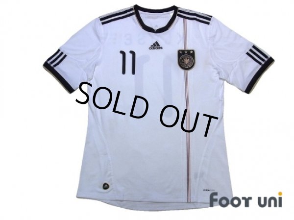 Photo1: Germany 2010 Home Shirt #11 Klose (1)