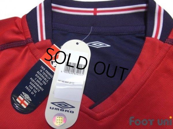 Photo5: England 2002 Away Shirt #7 Beckham ARGENTINA v ENGLAND 7·6·2002 w/tags (5)