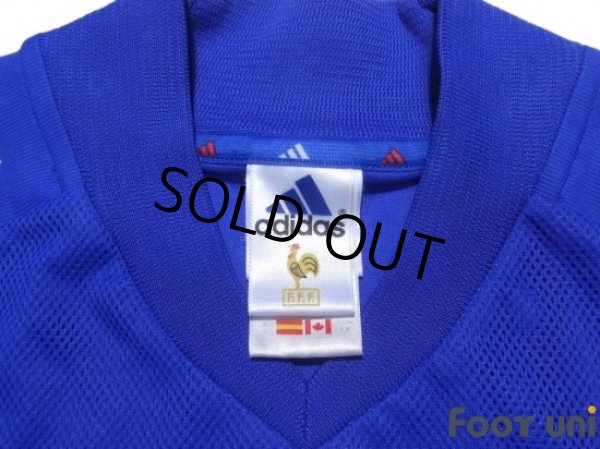 Photo4: France 2002 Home Shirt and Shorts Set (4)