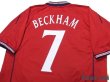 Photo4: England 2002 Away Shirt #7 Beckham ARGENTINA v ENGLAND 7·6·2002 w/tags (4)