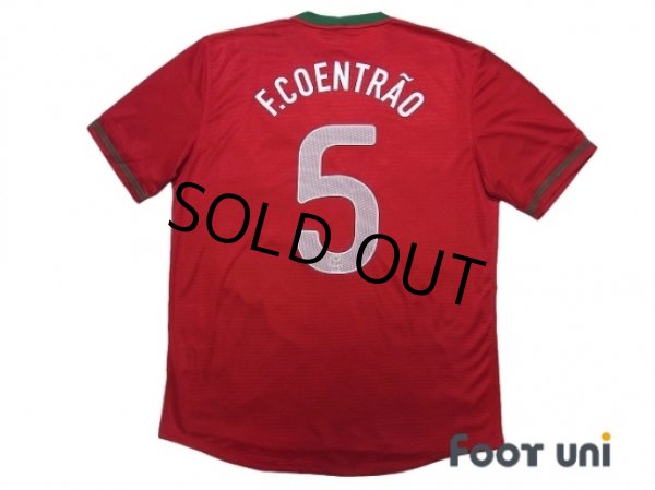 Photo2: Portugal Euro 2012 Home Shirt #5 Fabio Coentrao w/tags (2)