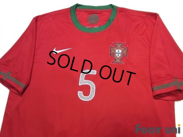Photo3: Portugal Euro 2012 Home Shirt #5 Fabio Coentrao w/tags (3)