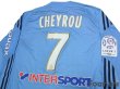 Photo4: Olympique Marseille 2009-2010 Away Player Long Sleeve Shirt #7 Cheyrou Ligue 1 Patch/Badge w/tags (4)