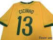 Photo4: Brazil 2008 Home Shirt #13 Cicinho w/tags (4)