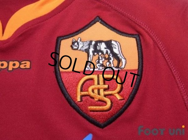 Photo6: AS Roma 2007-2008 Home Shirt #10 Totti Supercoppa Patch/Badge Coppa Italia Patch/Badge (6)