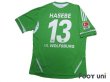 Photo2: VfL Wolfsburg 2011-2012 Home Shirt #13 Makoto Hasebe Bundesliga Patch/Badge (2)