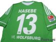 Photo4: VfL Wolfsburg 2011-2012 Home Shirt #13 Makoto Hasebe Bundesliga Patch/Badge (4)