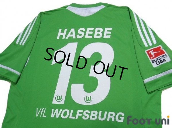 Photo4: VfL Wolfsburg 2011-2012 Home Shirt #13 Makoto Hasebe Bundesliga Patch/Badge (4)