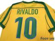 Photo4: Brazil 1998 Home Shirt #10 Rivaldo (4)