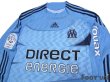 Photo3: Olympique Marseille 2009-2010 Away Player Long Sleeve Shirt #7 Cheyrou Ligue 1 Patch/Badge w/tags (3)