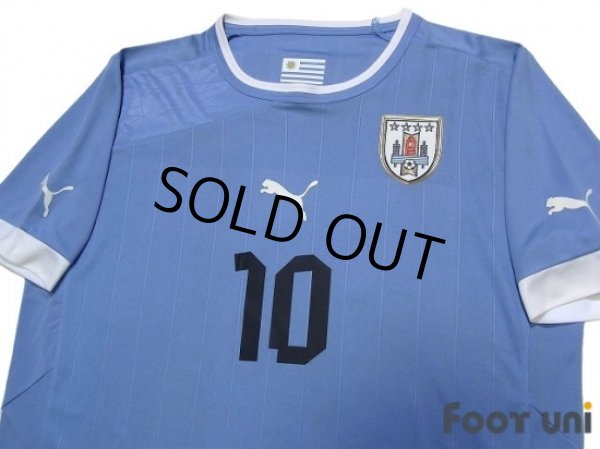 Photo3: Uruguay 2012 Home Shirt #10 Diego Forlan (3)