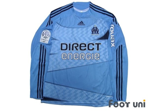 Photo1: Olympique Marseille 2009-2010 Away Player Long Sleeve Shirt #7 Cheyrou Ligue 1 Patch/Badge w/tags (1)