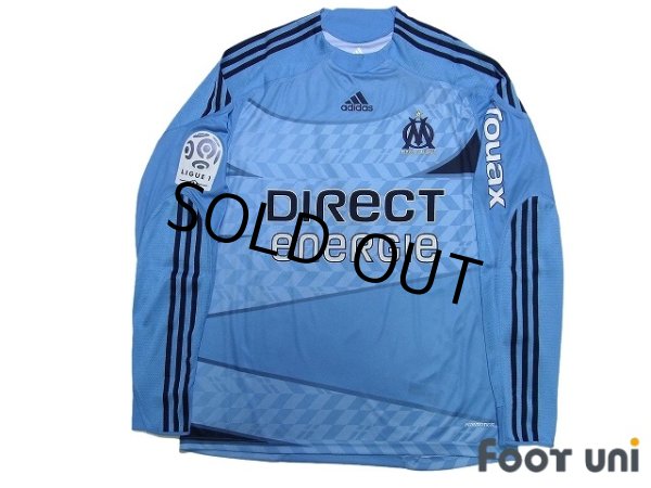 Photo1: Olympique Marseille 2009-2010 Away Player Long Sleeve Shirt #7 Cheyrou Ligue 1 Patch/Badge w/tags (1)