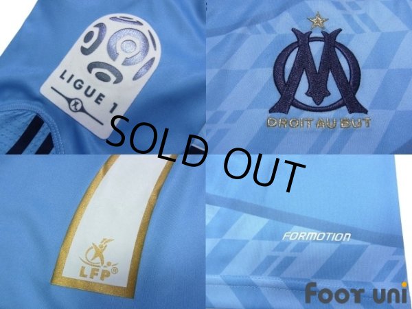 Photo7: Olympique Marseille 2009-2010 Away Player Long Sleeve Shirt #7 Cheyrou Ligue 1 Patch/Badge w/tags (7)