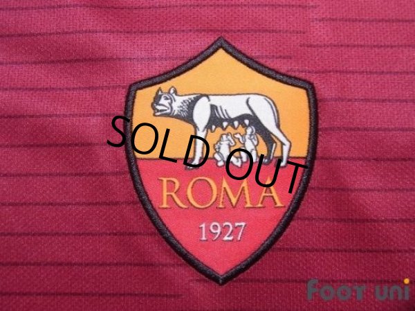 Photo6: AS Roma 2016-2017 Home Shirt #10 Totti Serie A Tim Patch/Badge w/tags (6)