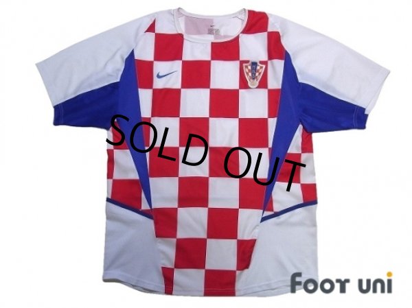Photo1: Croatia 2002 Home Shirt (1)