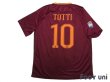 Photo2: AS Roma 2016-2017 Home Shirt #10 Totti Serie A Tim Patch/Badge w/tags (2)