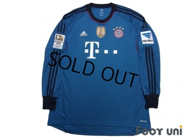 Photo1: Bayern Munchen 2013-2014 GK Long Sleeve Shirt Bundesliga Patch/Badge Hermes Patch/Badge w/tags (1)