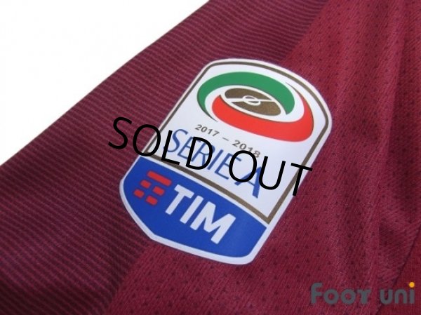 Photo6: AS Roma 2017-2018 Home Shirt #6 Strootman Serie A Tim Patch/Badge (6)
