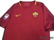 Photo3: AS Roma 2017-2018 Home Shirt #6 Strootman Serie A Tim Patch/Badge (3)