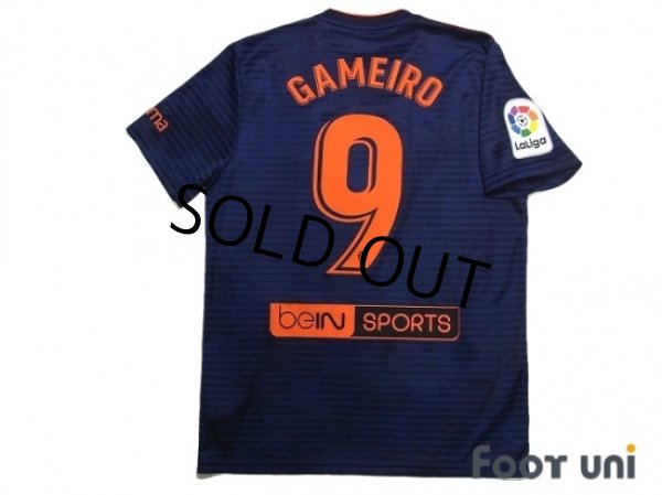 Photo2: Valencia 2018-2019 Away Shirt #9 Kevin Gameiro La Liga Patch/Badge (2)