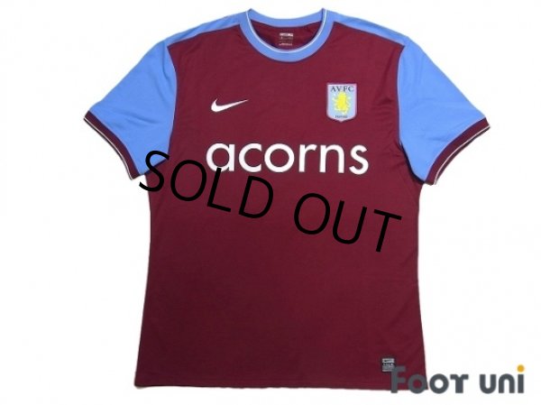 Photo1: Aston Villa 2009-2010 Home Authentic Shirt #8 James Milner (1)