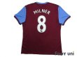 Photo2: Aston Villa 2009-2010 Home Authentic Shirt #8 James Milner (2)