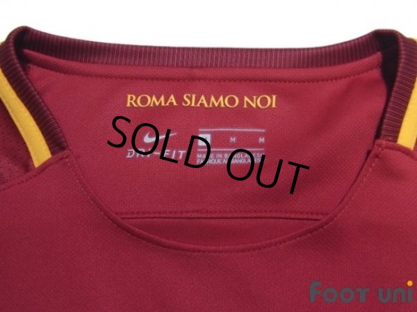 Photo5: AS Roma 2017-2018 Home Shirt #6 Strootman Serie A Tim Patch/Badge (5)