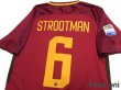 Photo4: AS Roma 2017-2018 Home Shirt #6 Strootman Serie A Tim Patch/Badge (4)