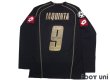 Photo2: Udinese 2005-2006 Away Long Sleeve Shirt #9 Iaquinta Champions League Patch/Badge (2)