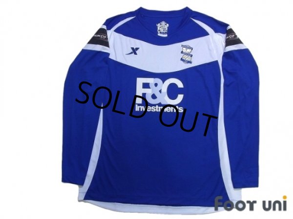 Photo1: Birmingham City 2010-2011 Home Long Sleeve Shirt Carling Cup Patch/Badge w/tags (1)